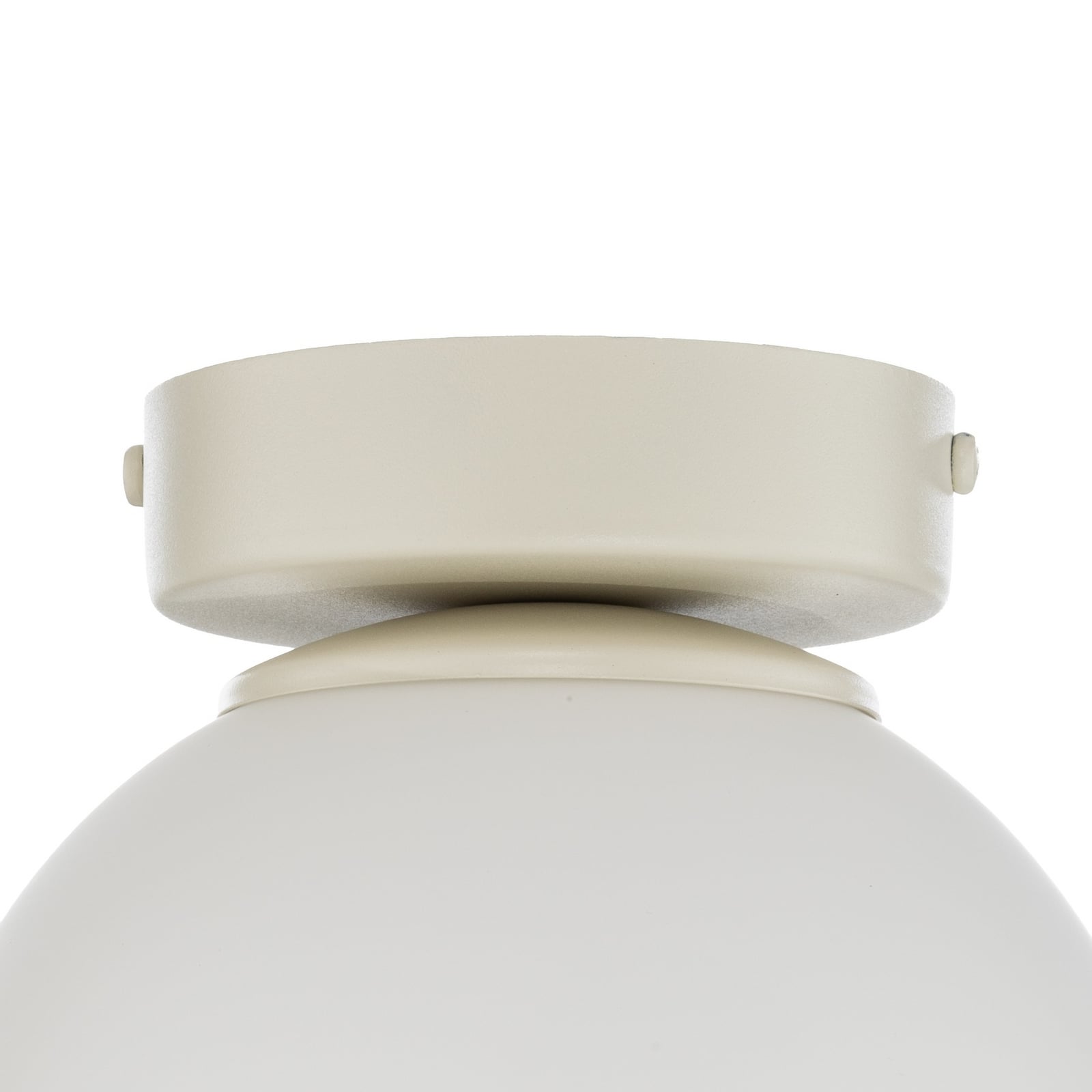 Deckenleuchte Moonlight, sandfarben, Glas/Metall, 1-flammig