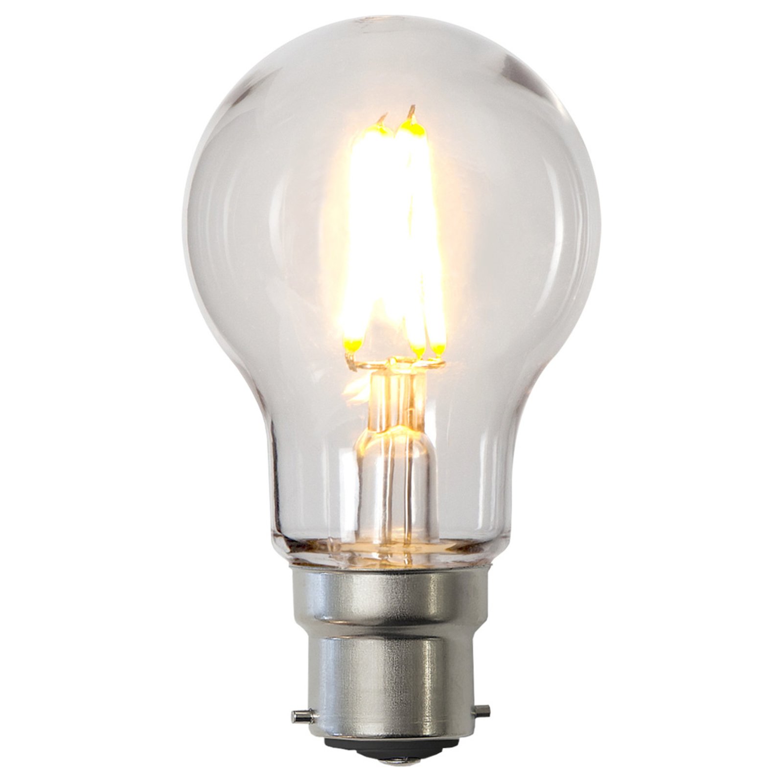 LED-Lampe B22 A55 2,4W aus Polycarbonat, klar