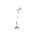 Luxy T1 Candeeiro de Mesa Aluminium com Matte White - Rotaliana