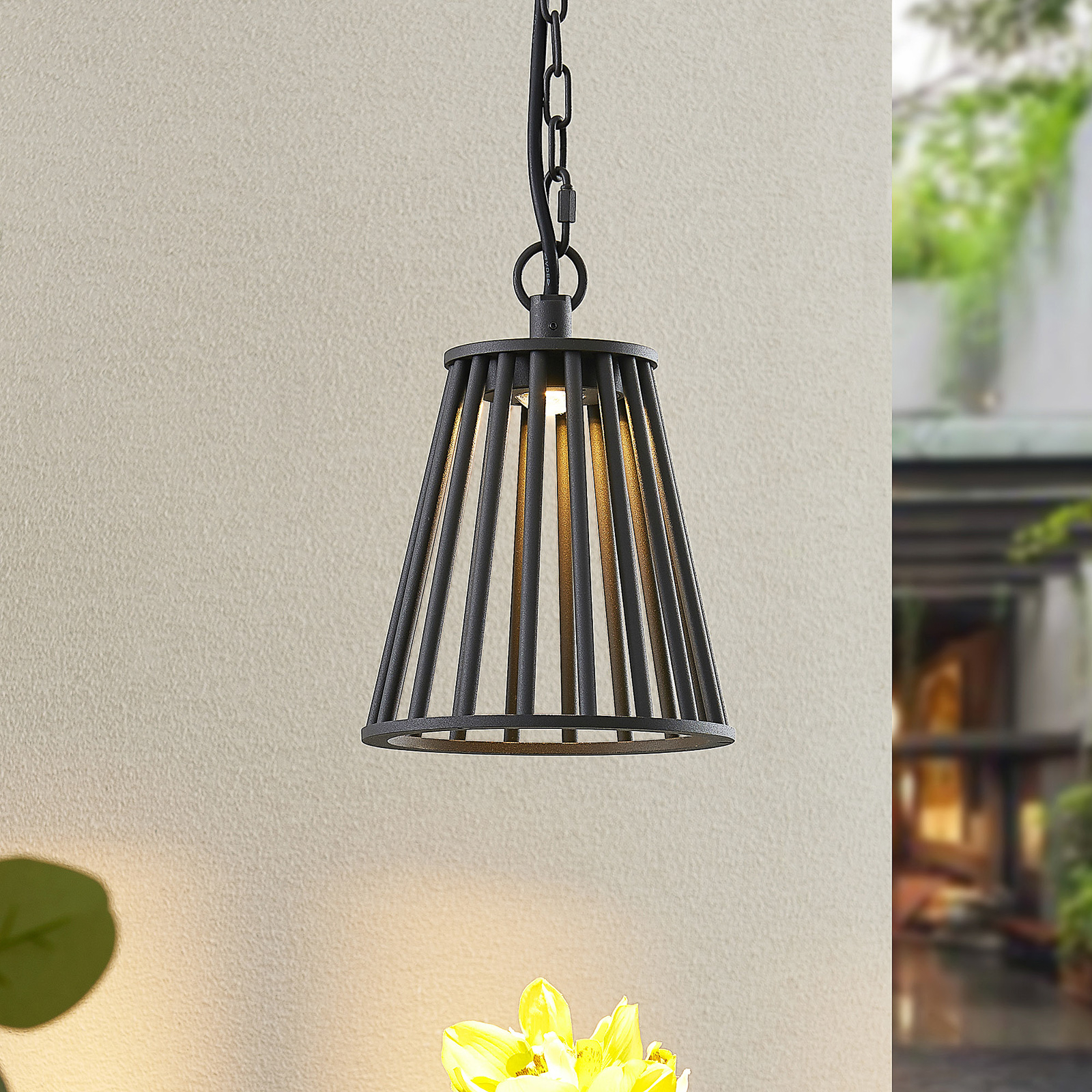 Miray LED Außen Pendelleuchte Dark Grey - Lucande