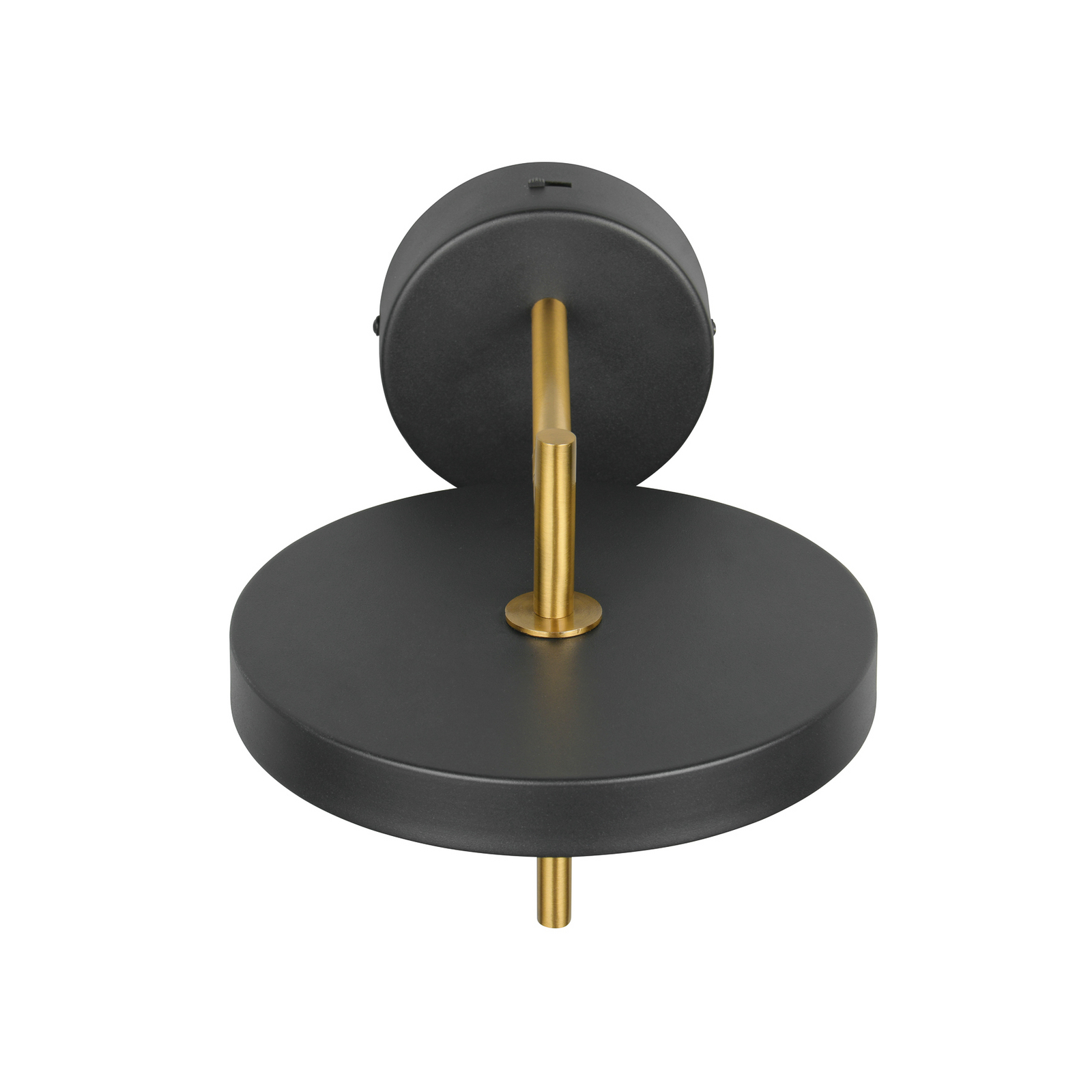 LED stenska svetilka Keaton, črna/zlata barva Ø 20 cm kovina, CCT LED stenska svetilka Keaton, črna/zlata barva Ø 20 cm kovina, CCT