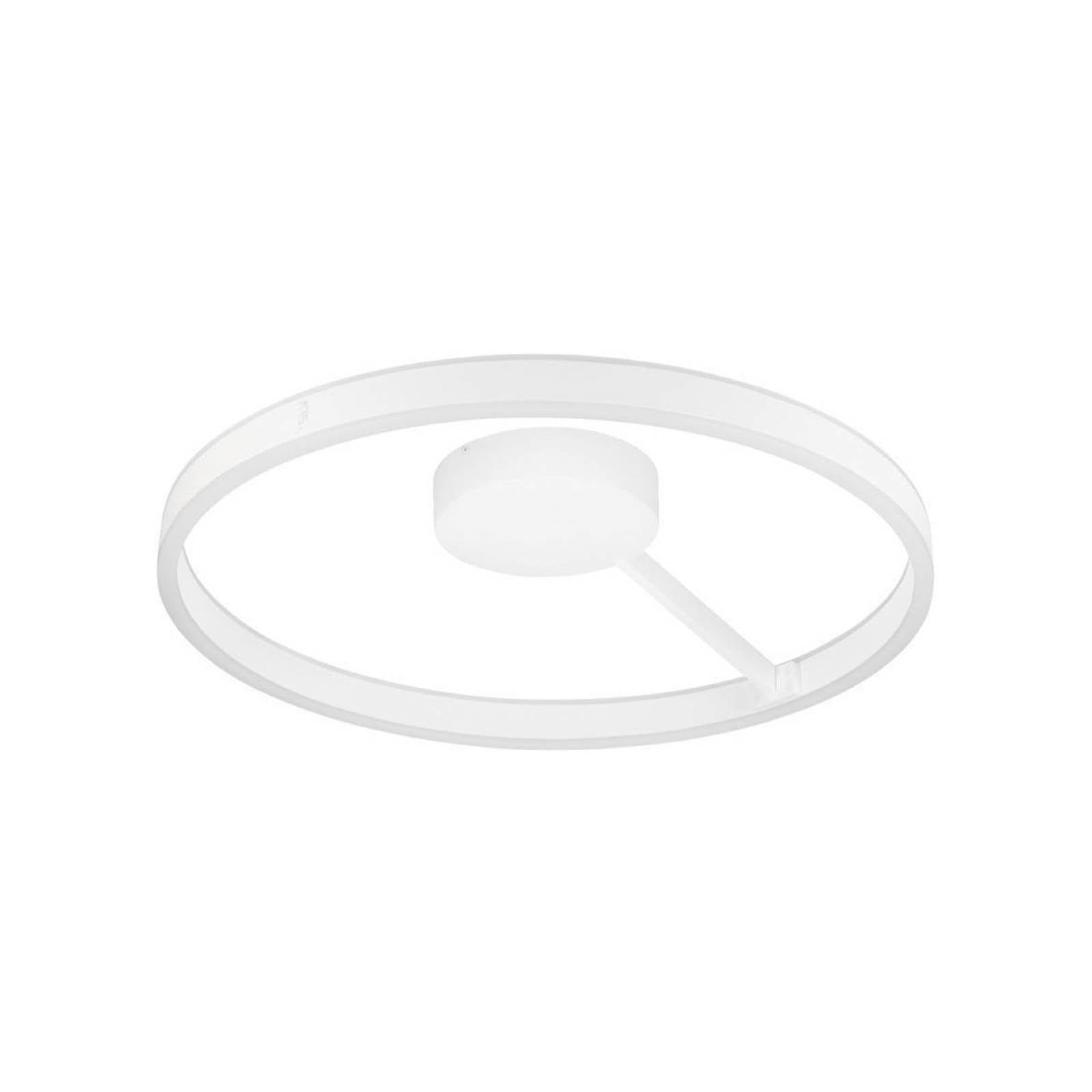 SLV LED-Deckenleuchte One, Ø 60 cm, weiß, Metall, CCT