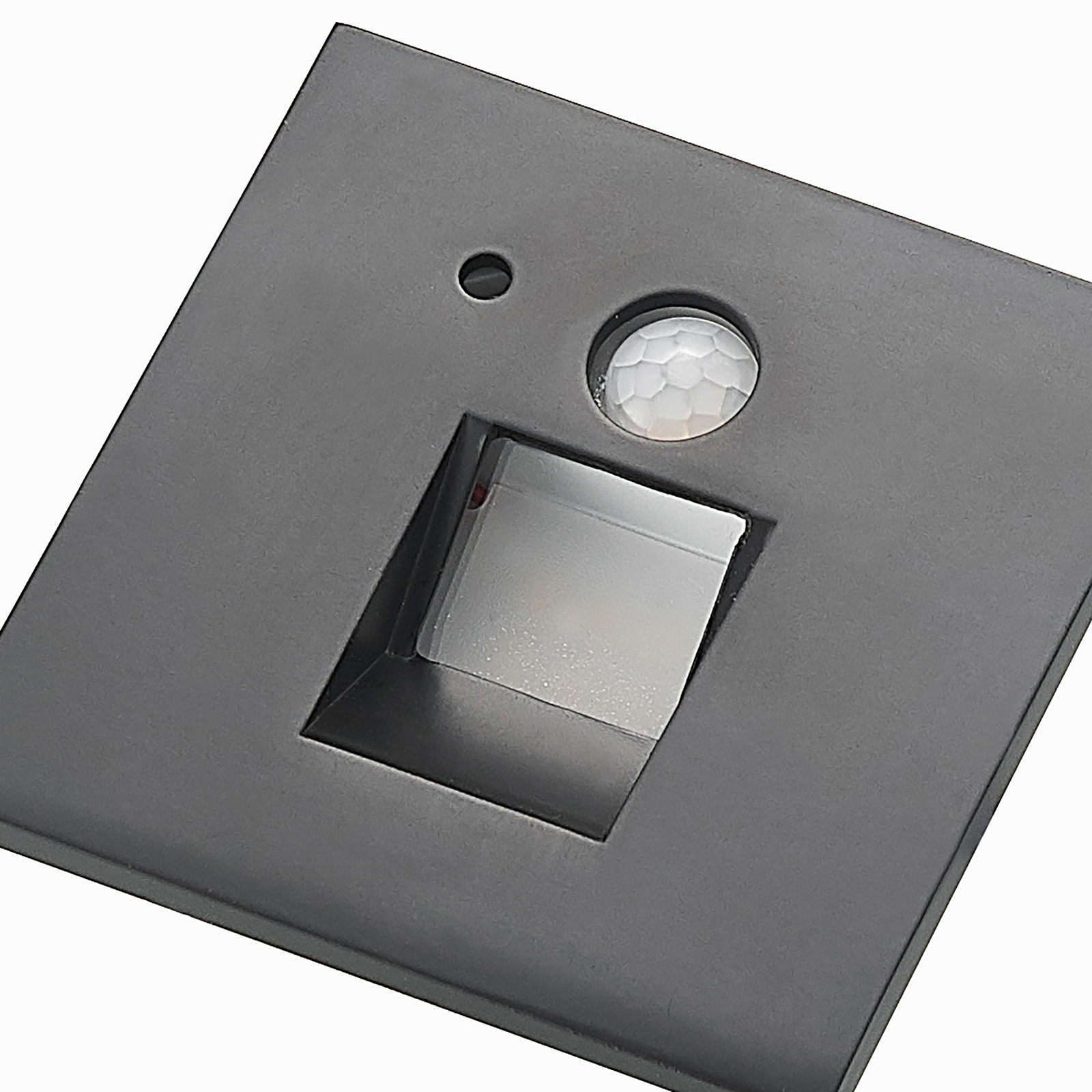 Arcchio Neru LED podhledové senzor hranaté, černá