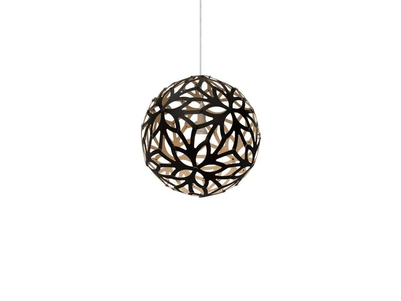 David Trubridge ltd - Floral Pendelleuchte Ø40 Schwarz 1 Seite David Trubridge