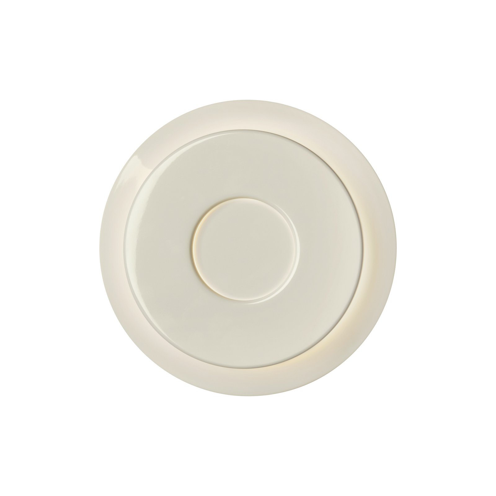 Lille 18 Wandleuchte, leinenweiß, Aluminium, Ø 18 cm - Pholc