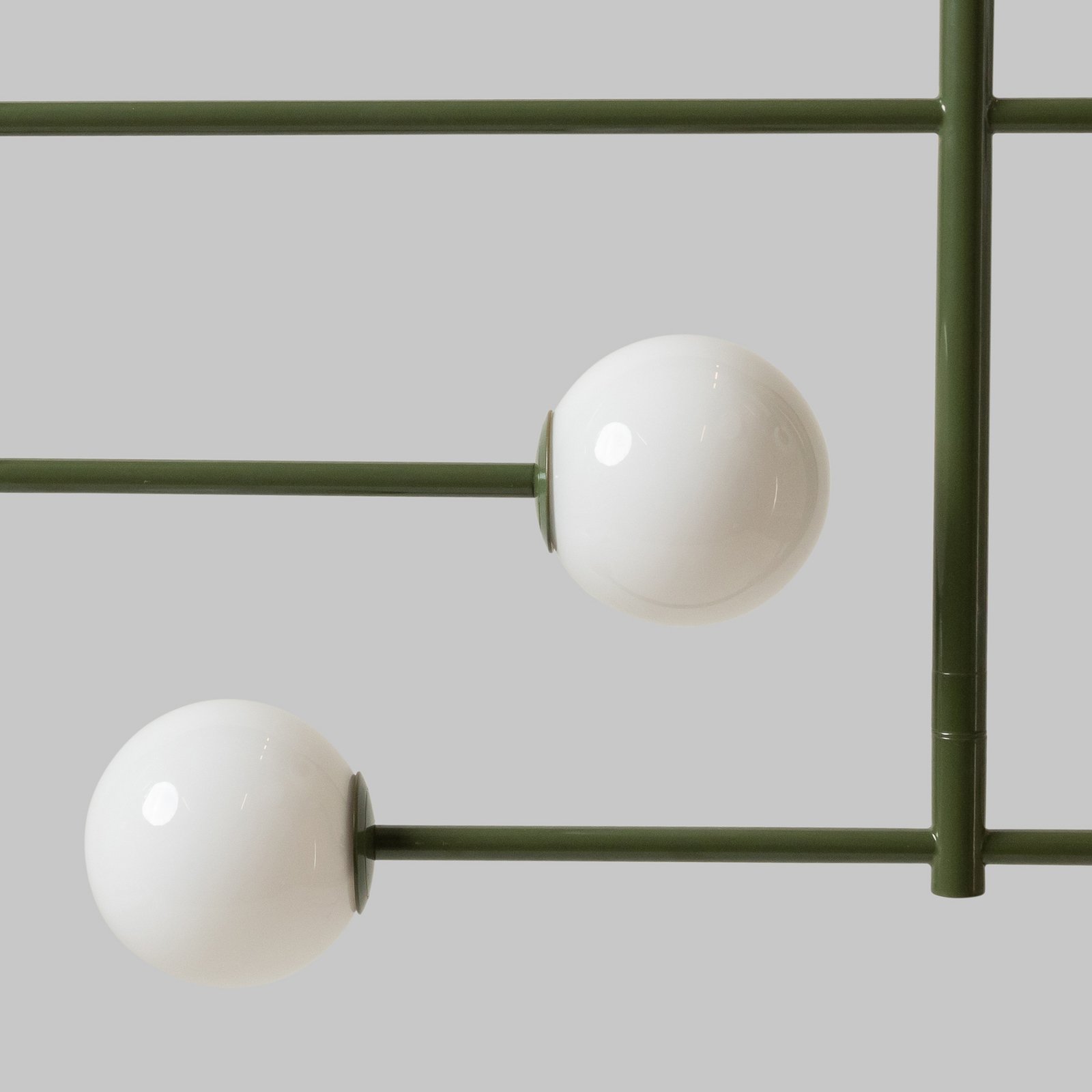 IT'S ABOUT ROMI Copenhagen hanging light, green, glass, rotatable
