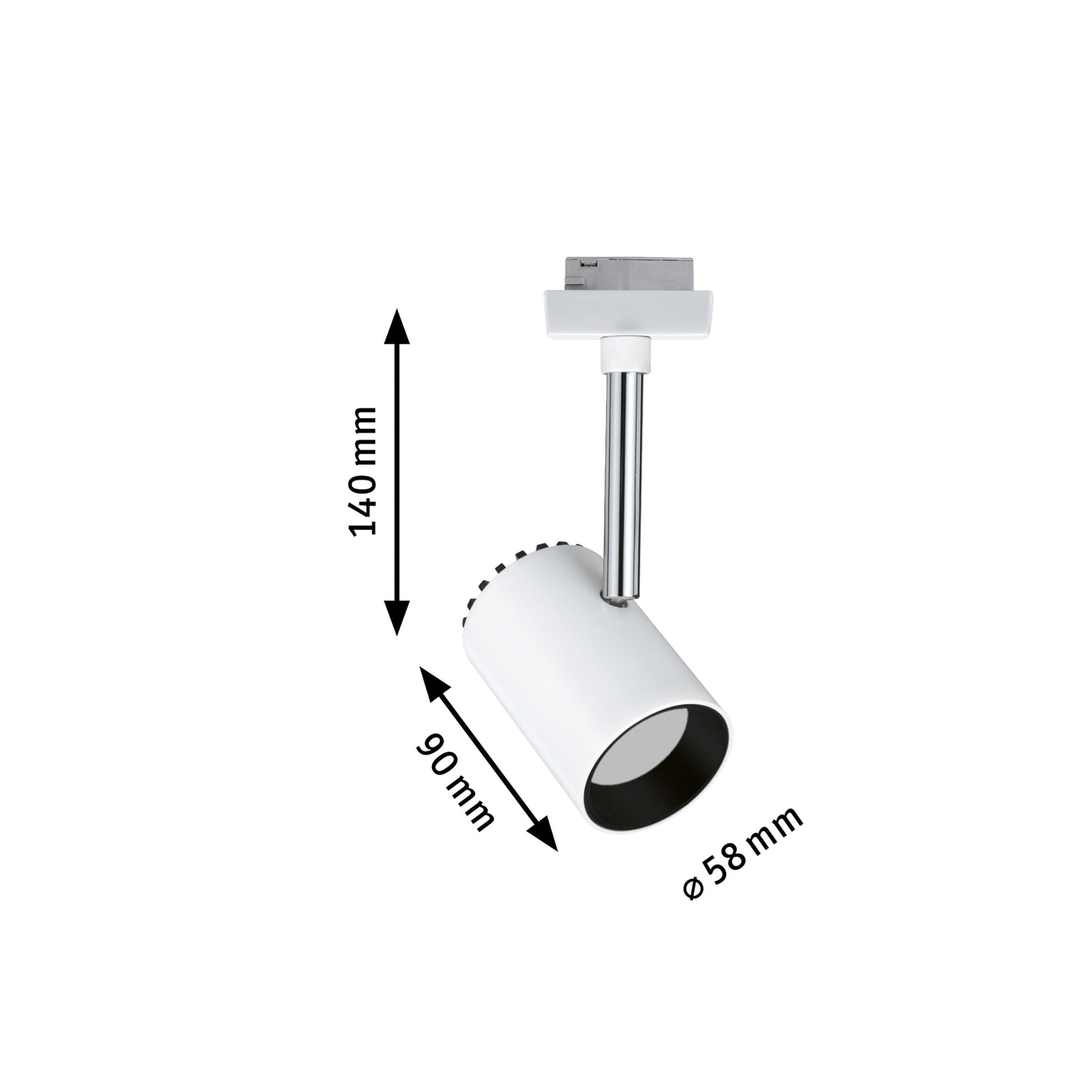 Paulmann URail Shine LED-Strahler in Weiß