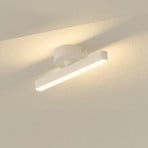 Lindby LED reflektor Eldrin, biely, 1 svetlo, svetelný pás