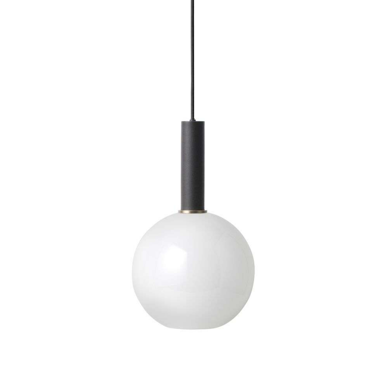 Collect Taklampa Opal Sphere High Black - Ferm Living