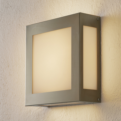 Applique d'extérieur LED capteur Aqua Legendo inox