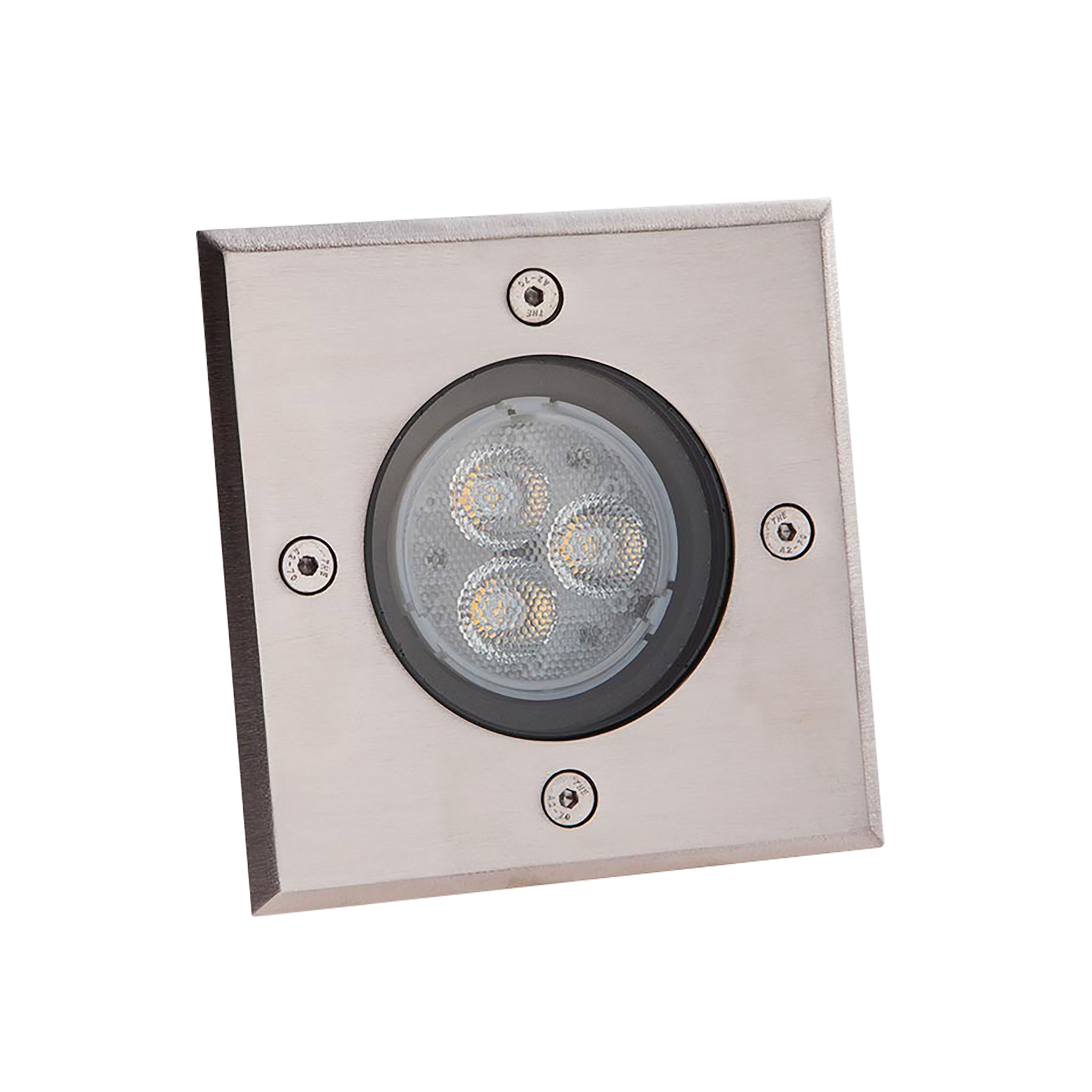 Ava LED Recessed Ground Spot Steel - Lucande