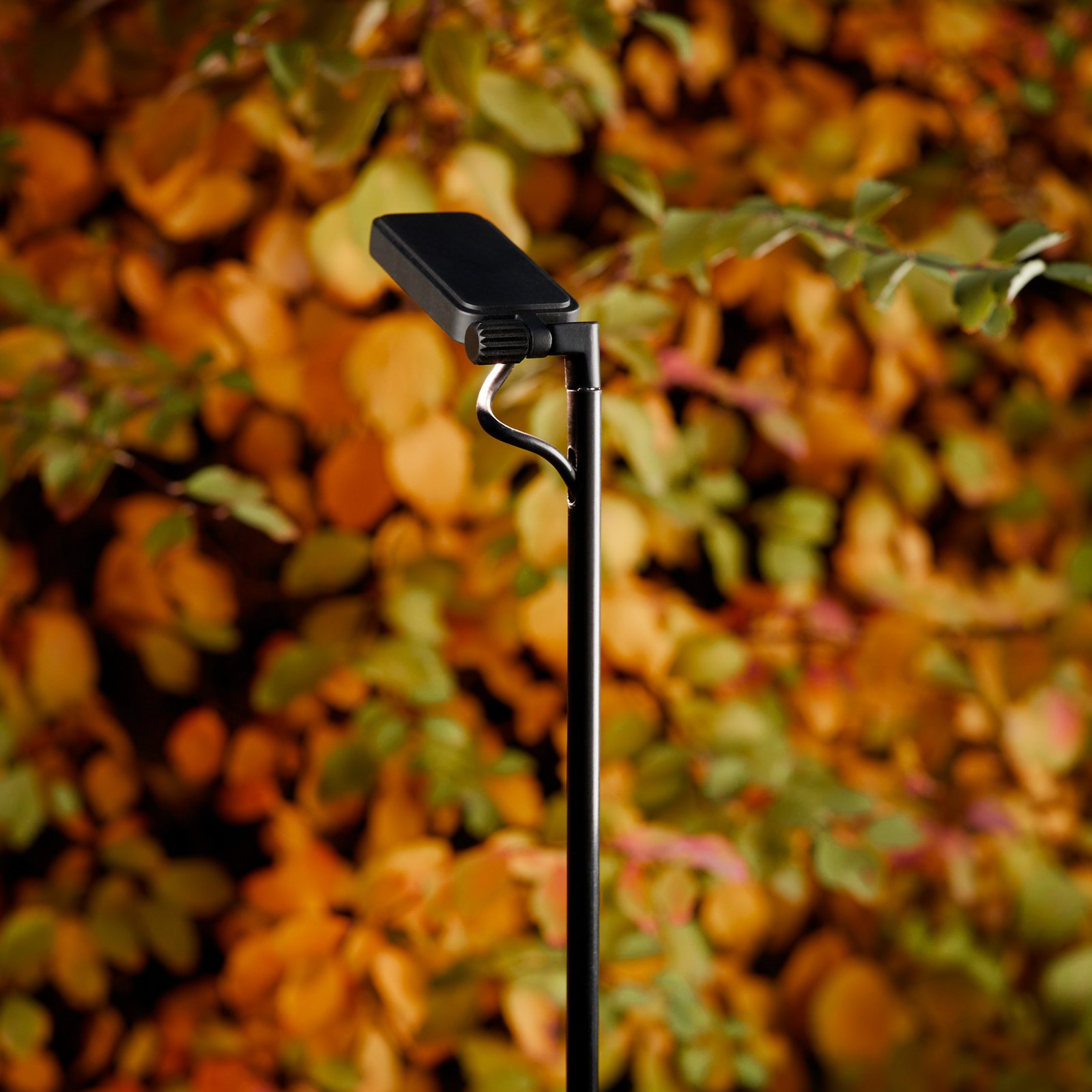Luceplan LED-Wegelampe Flia, 120cm hoch, schwarz, Kunststoff