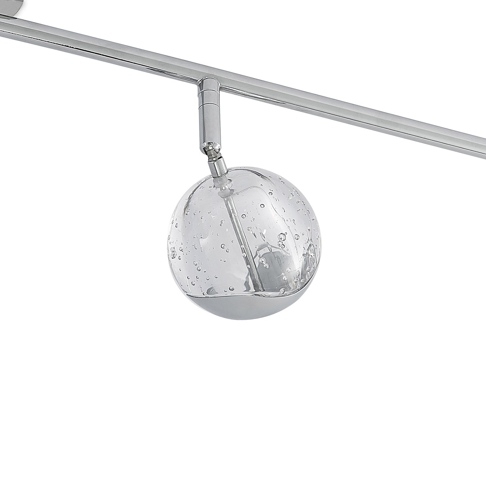 Lucande Kilio spot plafond LED, à 5 lampes, chromé