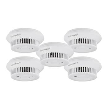 Homematic IP detector humo etiqueta L set 5 ud