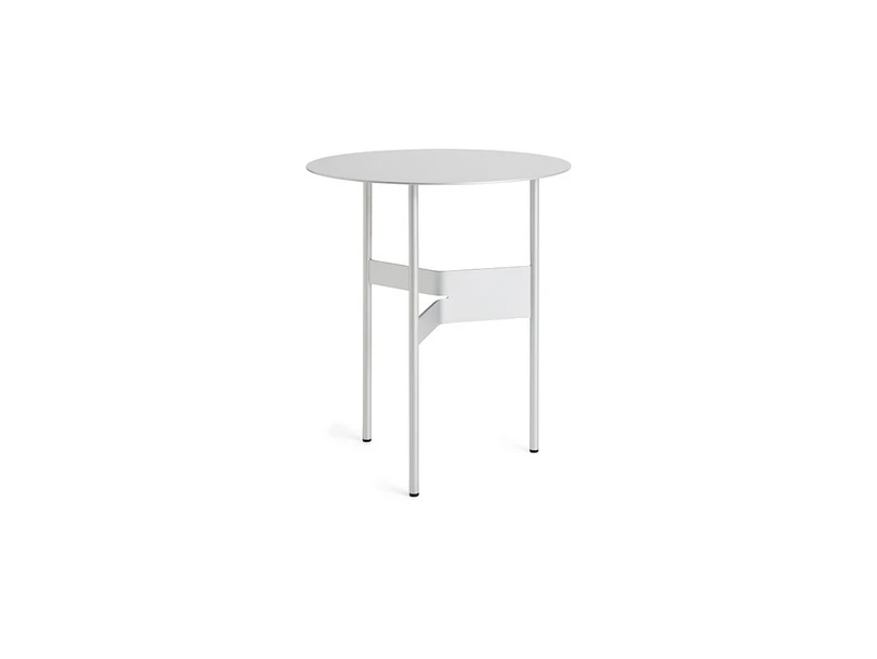 HAY - Shim Beistelltisch/Sofa-Tisch Ø45xH51 Silber Grau