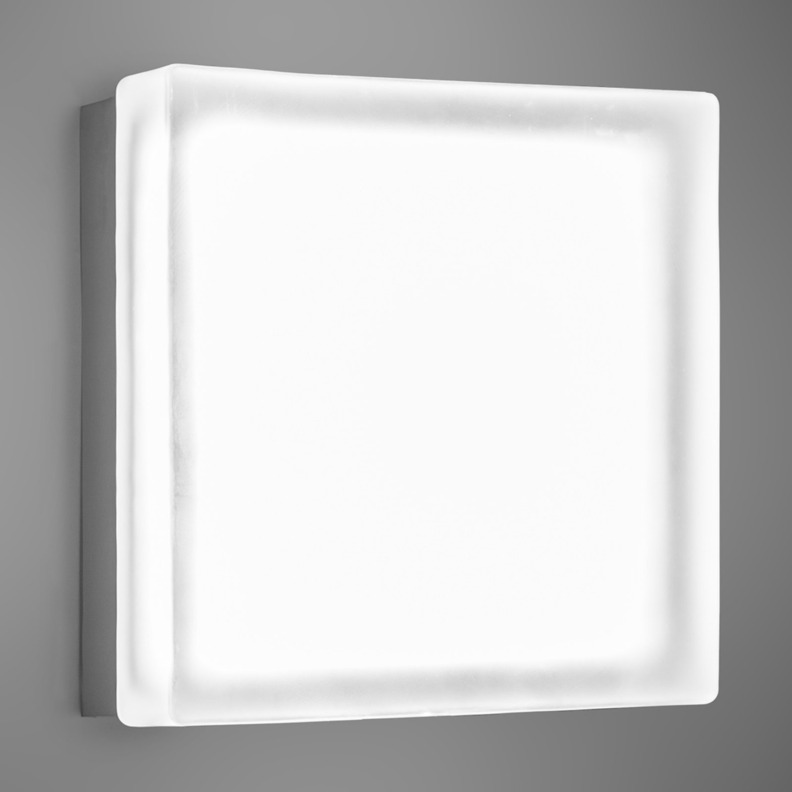Applique LED quadrata Briq 02 bianco neutro
