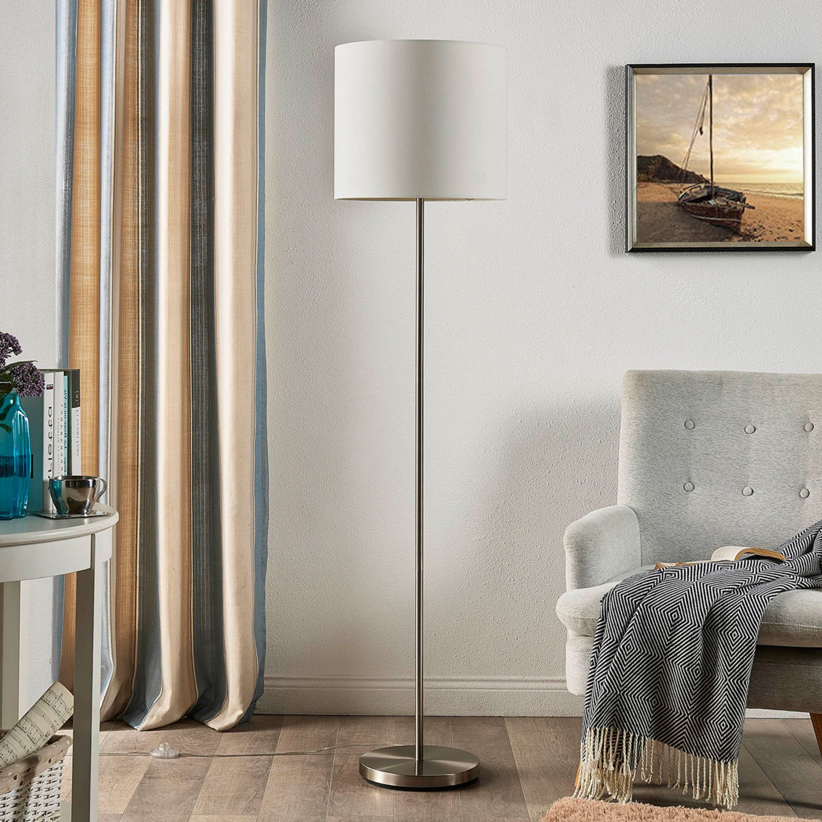 Parsa Vloerlamp White - Lindby