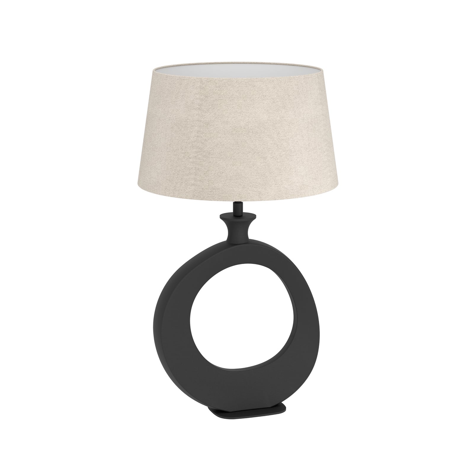 Lampe de table Diezma, beige/noir, hauteur 53 cm - Stars of Light