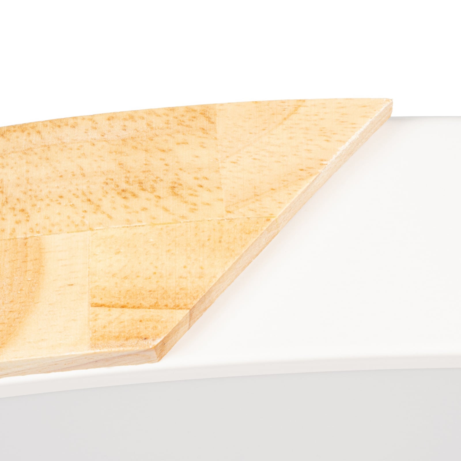 Plafonnier LED Lynorri, Ø 51 cm, finition bois, blanc - PRIOS Plafonnier LED Lynorri, Ø 51 cm, finition bois, blanc - PRIOS