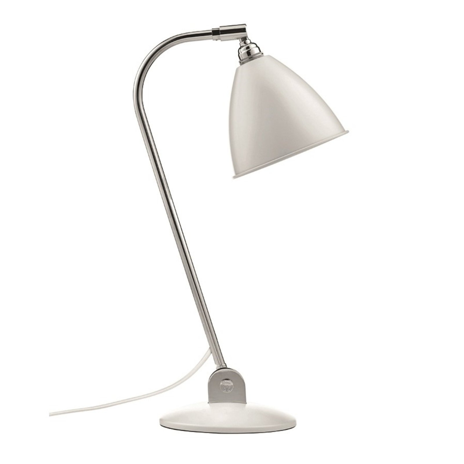 Bestlite BL2 Lampă de Masă ø16 Chrome/Matte White - GUBI