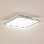 Lindby LED-panel Enhife, hvit, 29,5 x 29,5 cm, aluminium