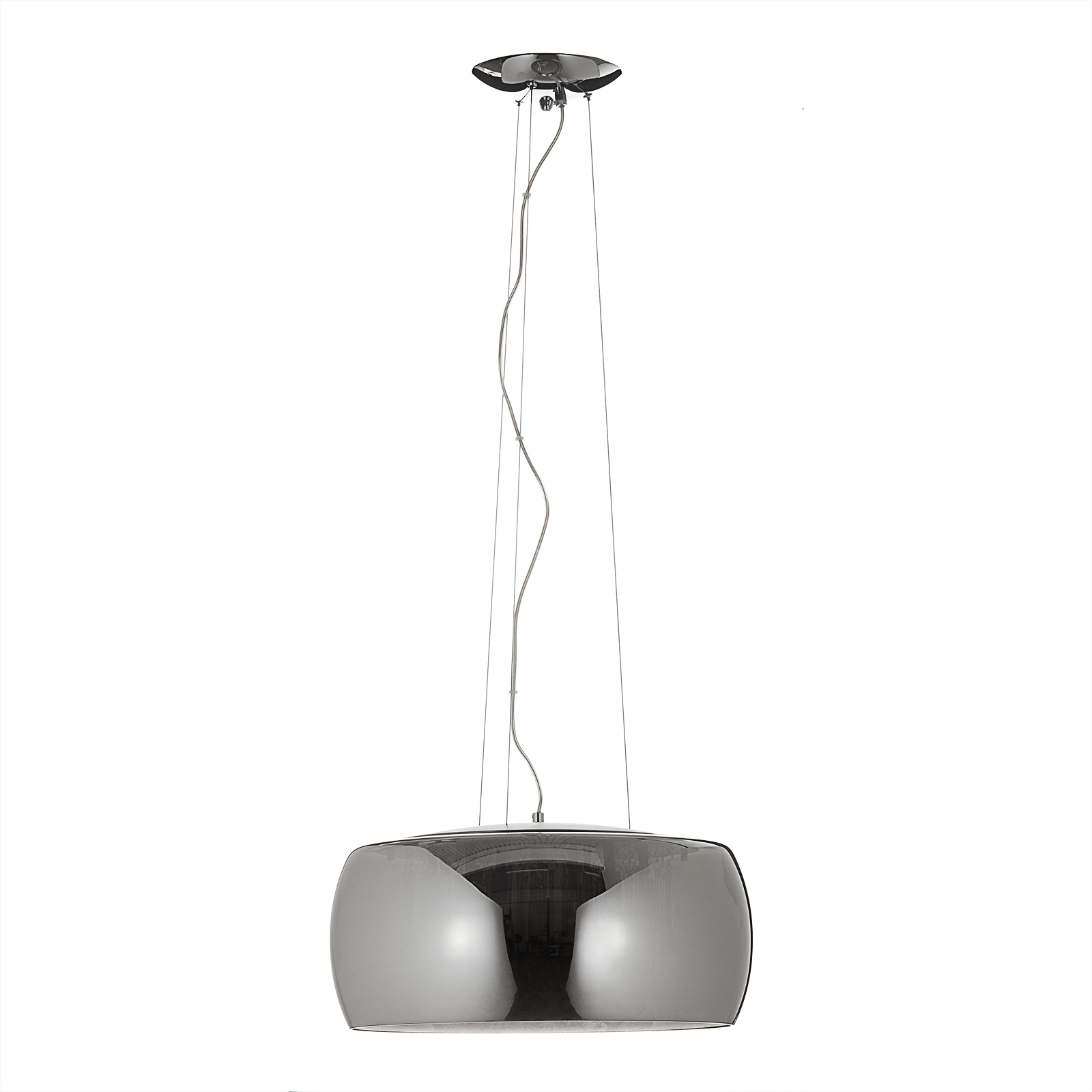 Argos LED pendant lamp with crystal drops, Ø 50 cm Lights.co.uk