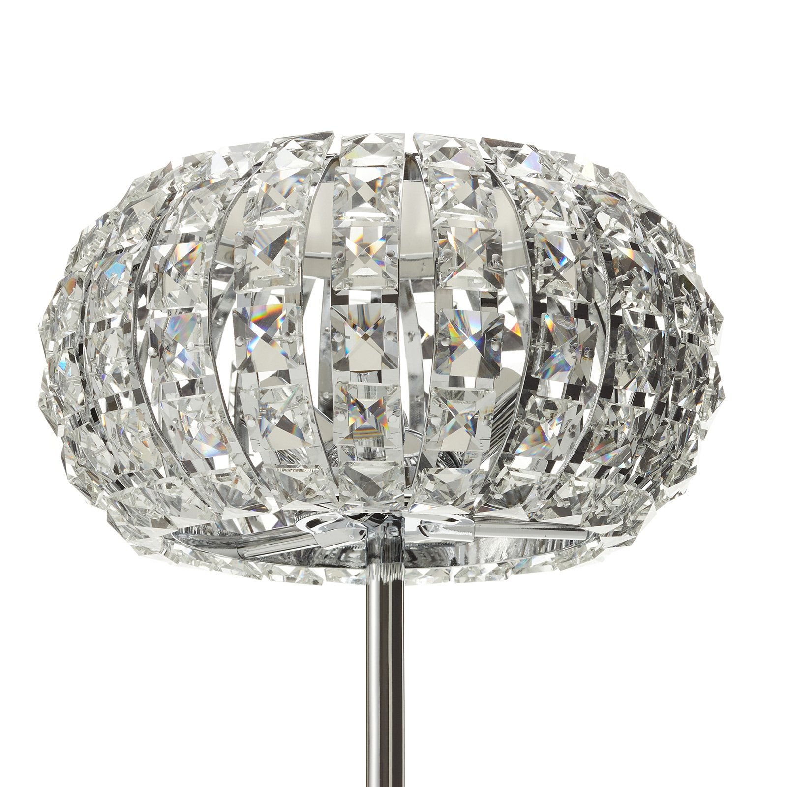 Tafellamp DIAMOND met kristallen, 24 cm