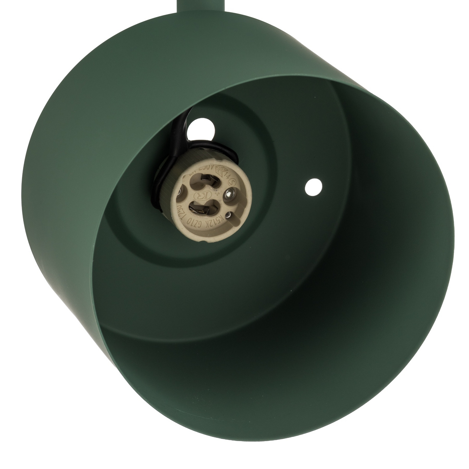 Spot de tavan Chloe, verde, cu 4 becuri, reglabil