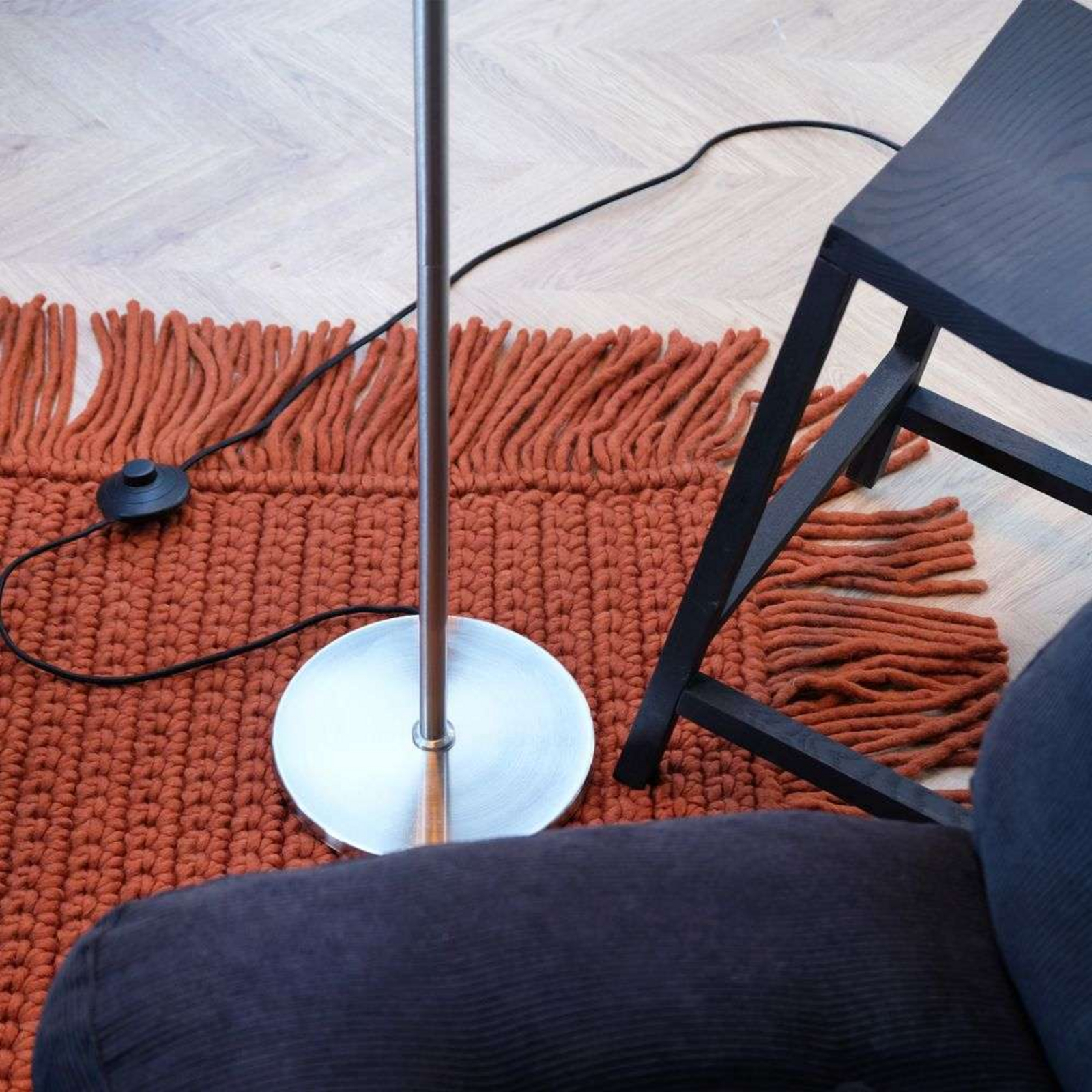 Oulu Lampadar Black/Brushed Steel - DybergLarsen