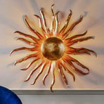 Fascinating wall lamp SONNE GOLD GIGANTE