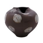 Expo váza hnedá biela kameň Ø 23 cm - House Doctor