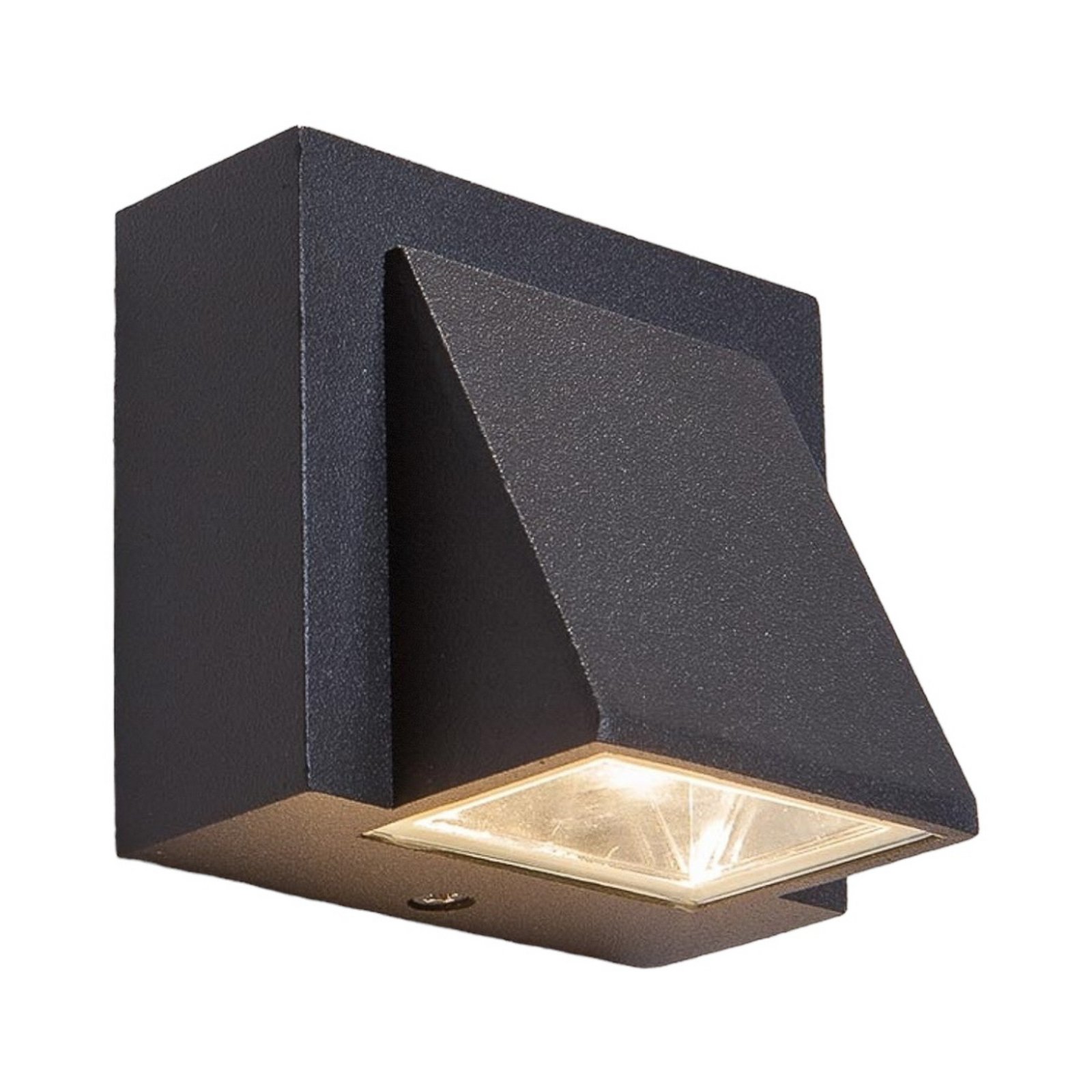 Marik Buiten Wandlamp Graphite - Lucande