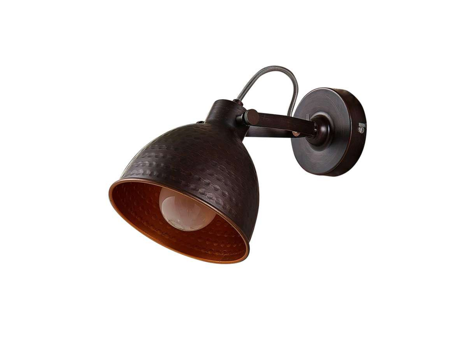 Mirielle Vägglampa Antique Brown/Orange - Lindby