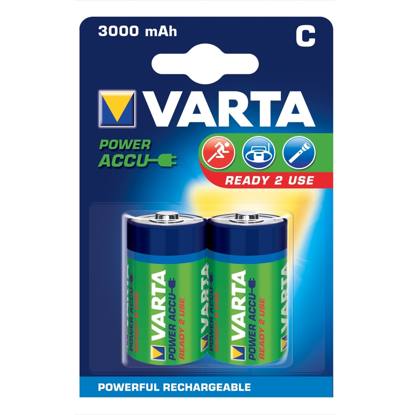 Varta C Baby batterij 56714 1,2V 3000 mAh, 2 stuks