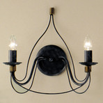 Two-bulb wall light FILO