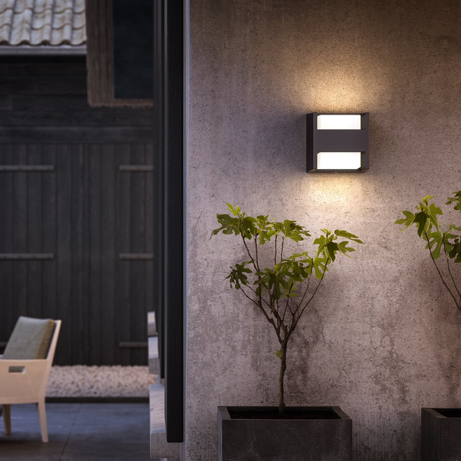 Philips LED vanjska zidna svjetiljka Arbour, 2 žarulje, 2700 K Philips LED vanjska zidna svjetiljka Arbour, 2 žarulje, 2700 K