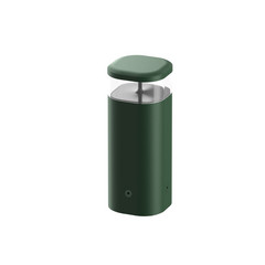 FLOS Pointbreak Bollard 2, 2.700K verde bosco 30cm