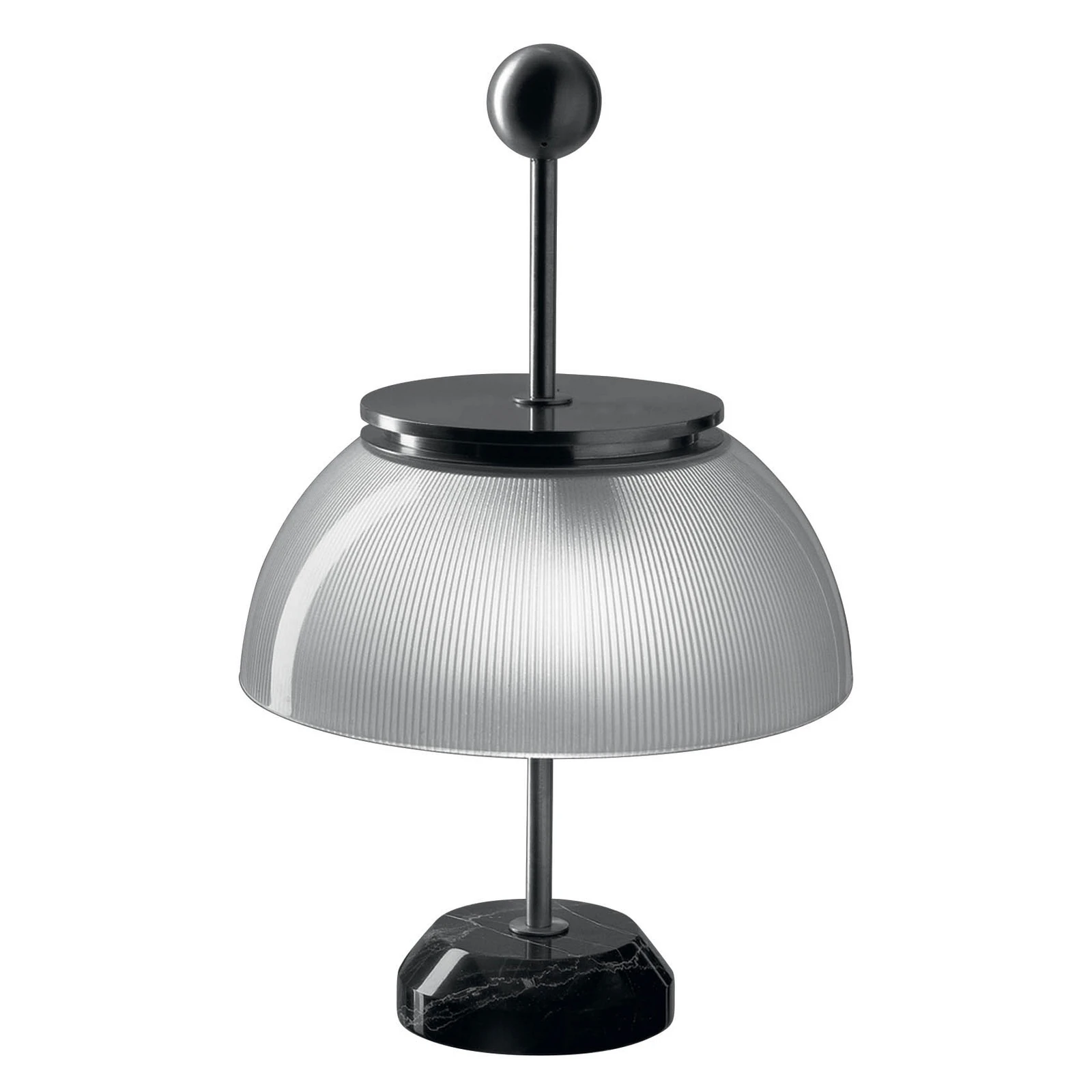 Artemide Alfa lámpara de mesa, pantalla de vidrio