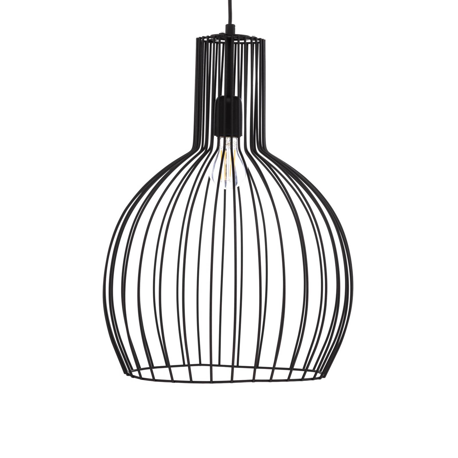 Lampa żyrandol Fellini MR-756 1-punktowa Ø 38cm czarny