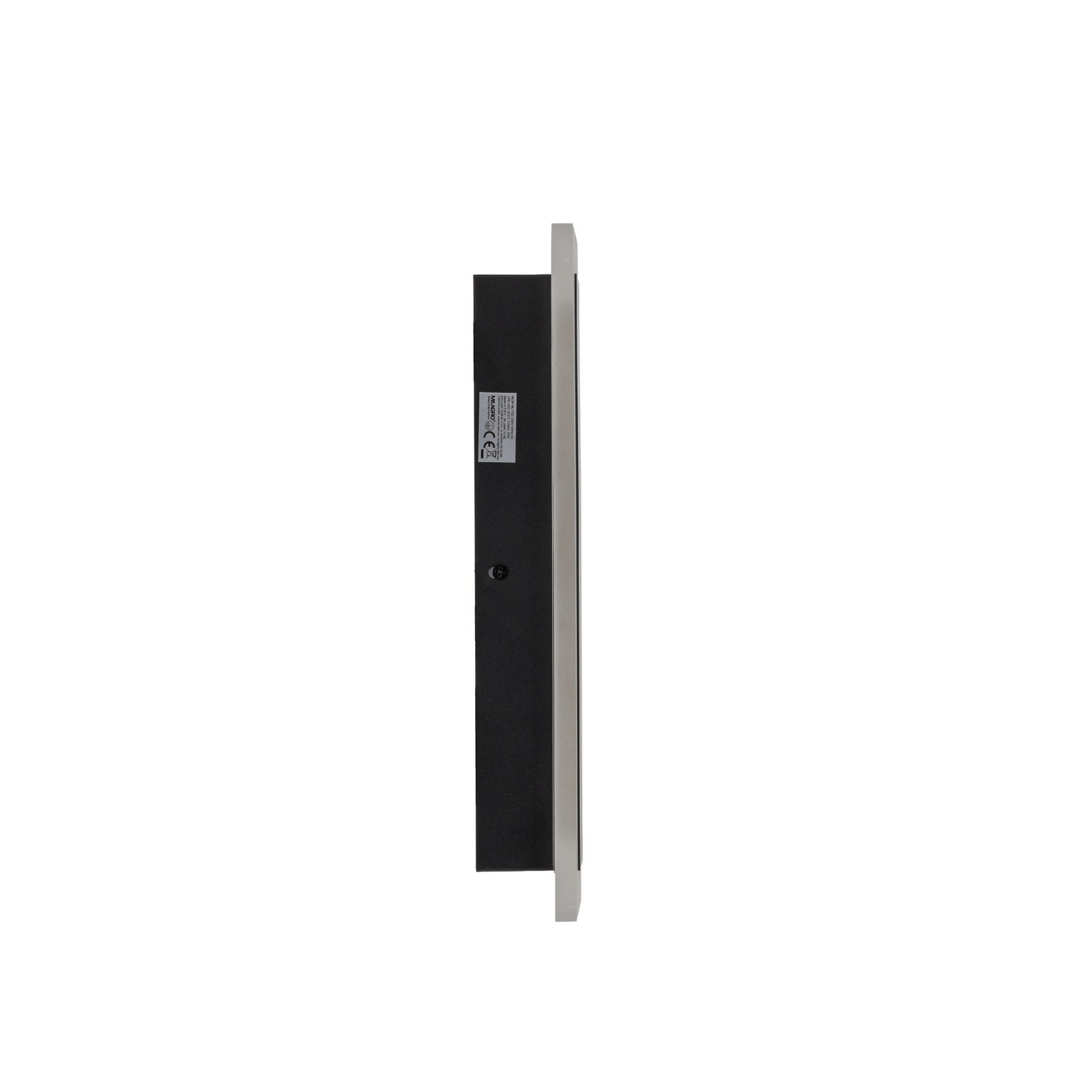 LED-Außenwandleuchte Wow, schwarz/weiß, Metall, IP54, CCT