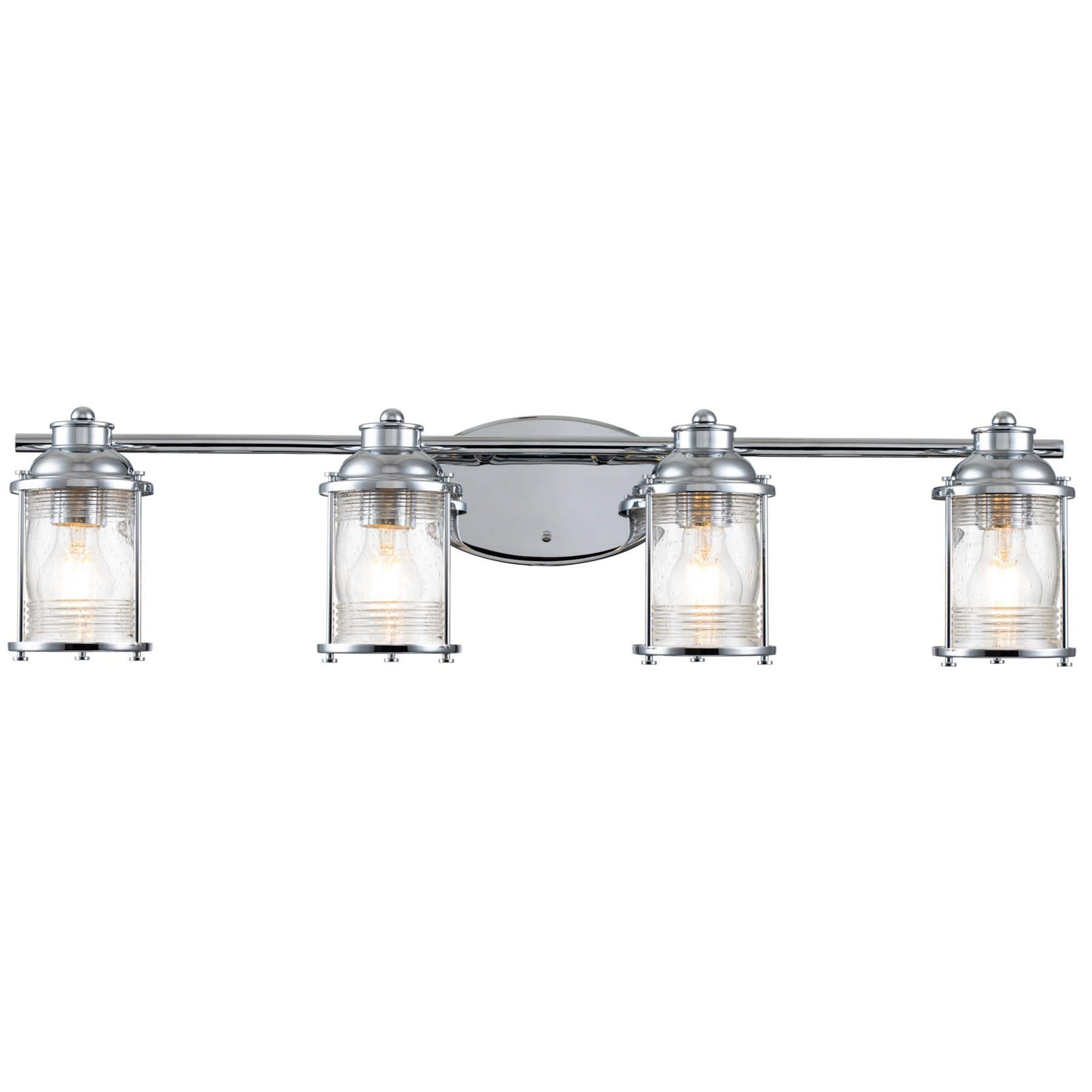 Bad-Wandleuchte Ashland Bay, 4-flammig, chrom