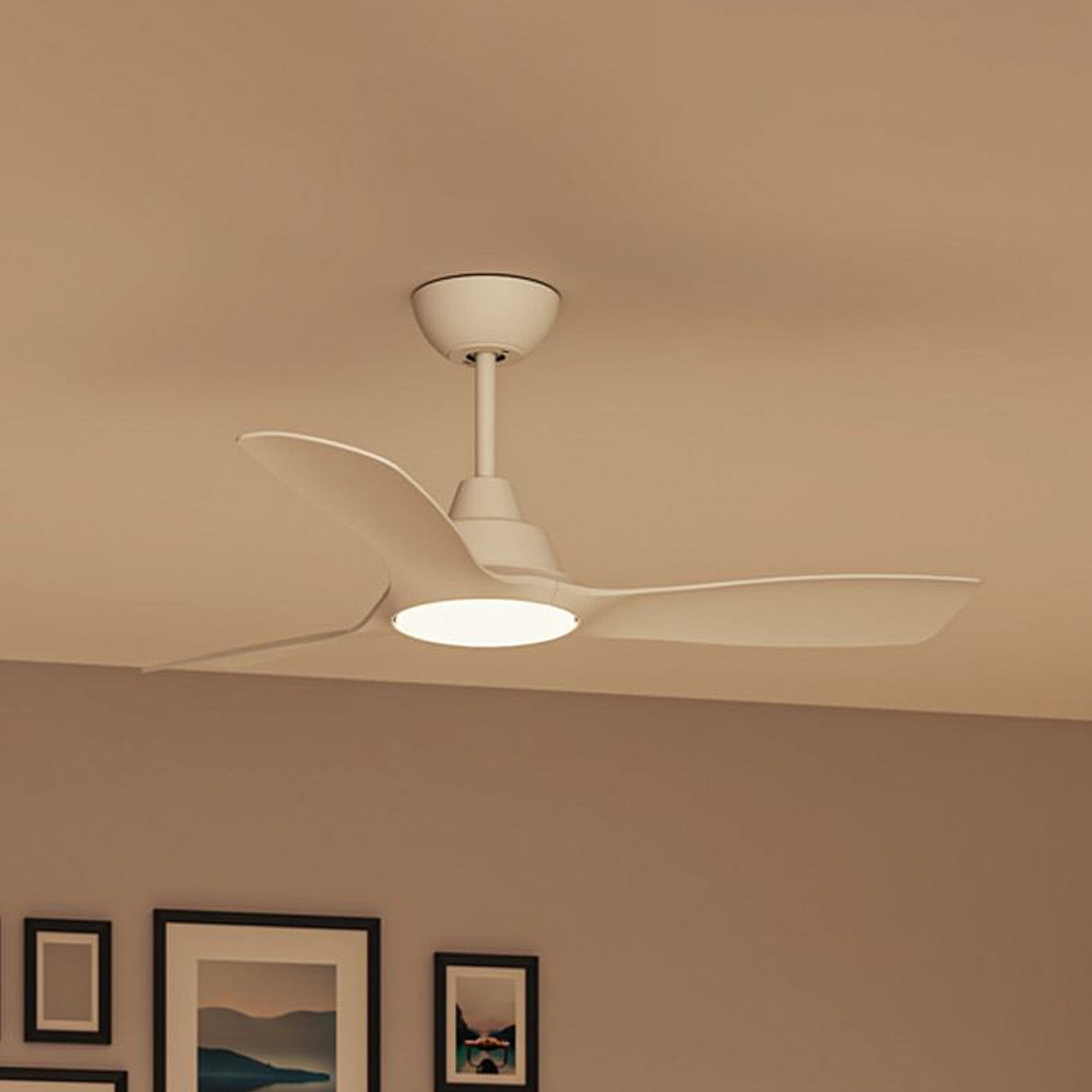 Wentylator sufitowy LED Philips Fixed, średnica 132 cm, biały, CCT