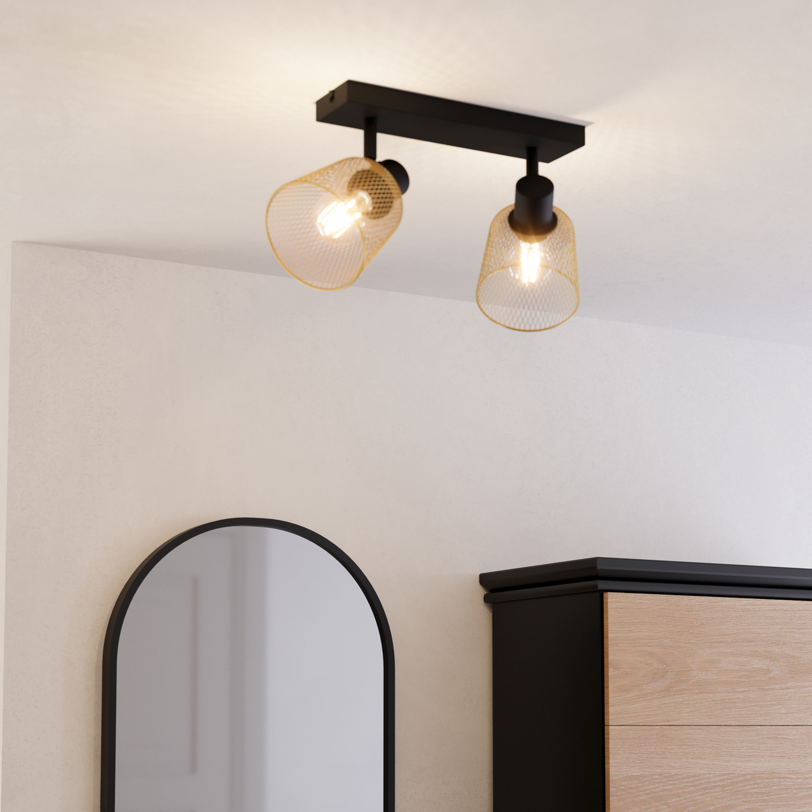 EGLO Coslada stropní bodové světlo, dva zdroje