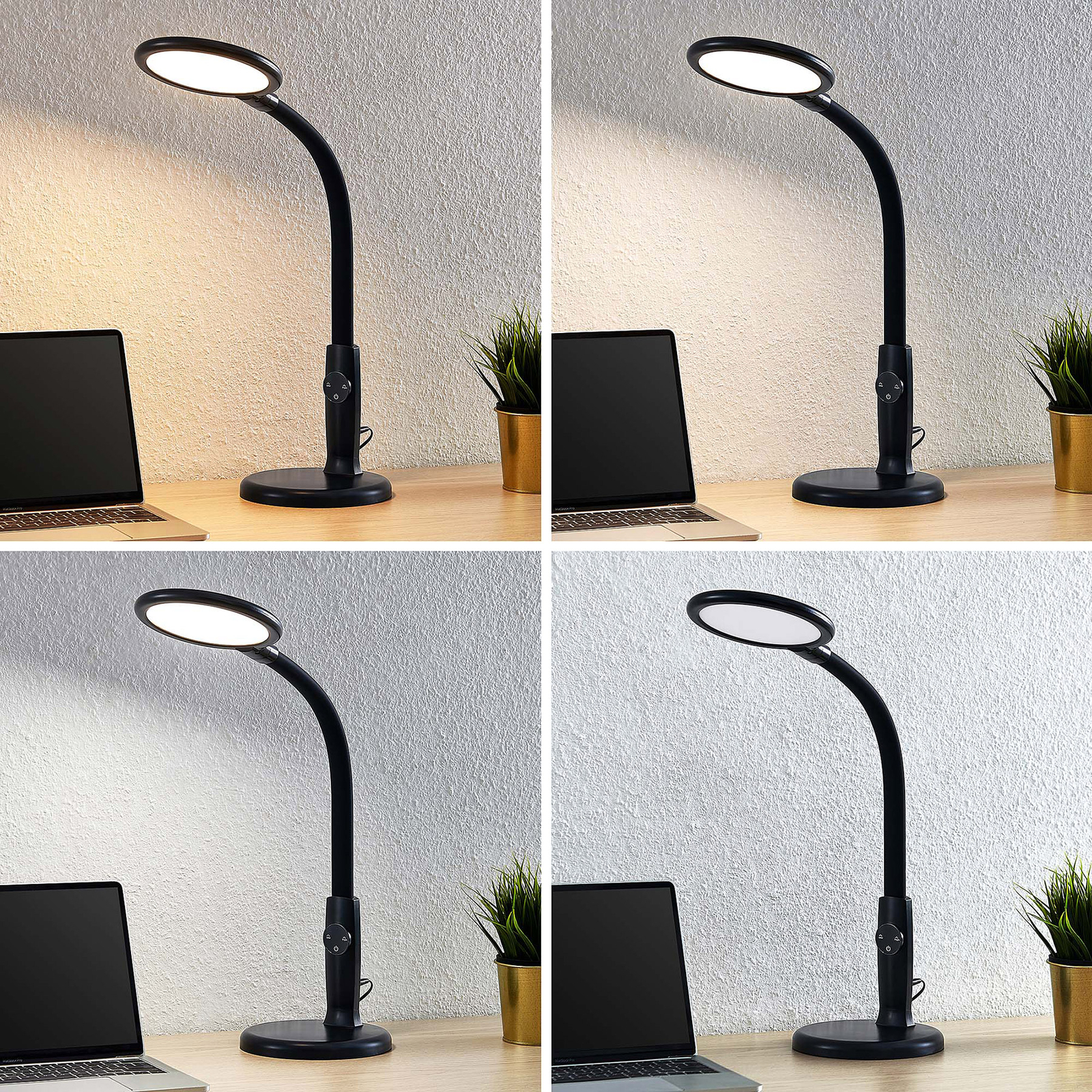 Prios Darium LED-bordslampa, dimbar med CCT