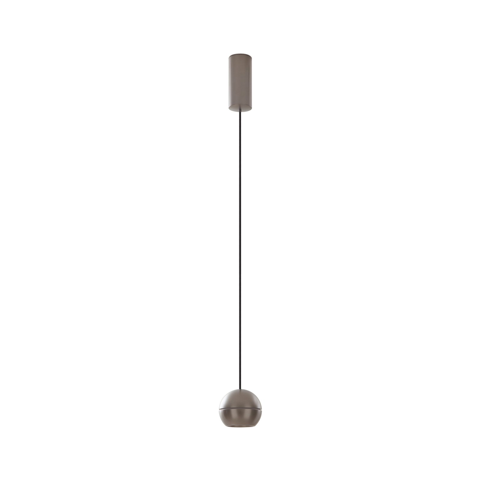 Lucande Plarion LED hanglamp, nikkel