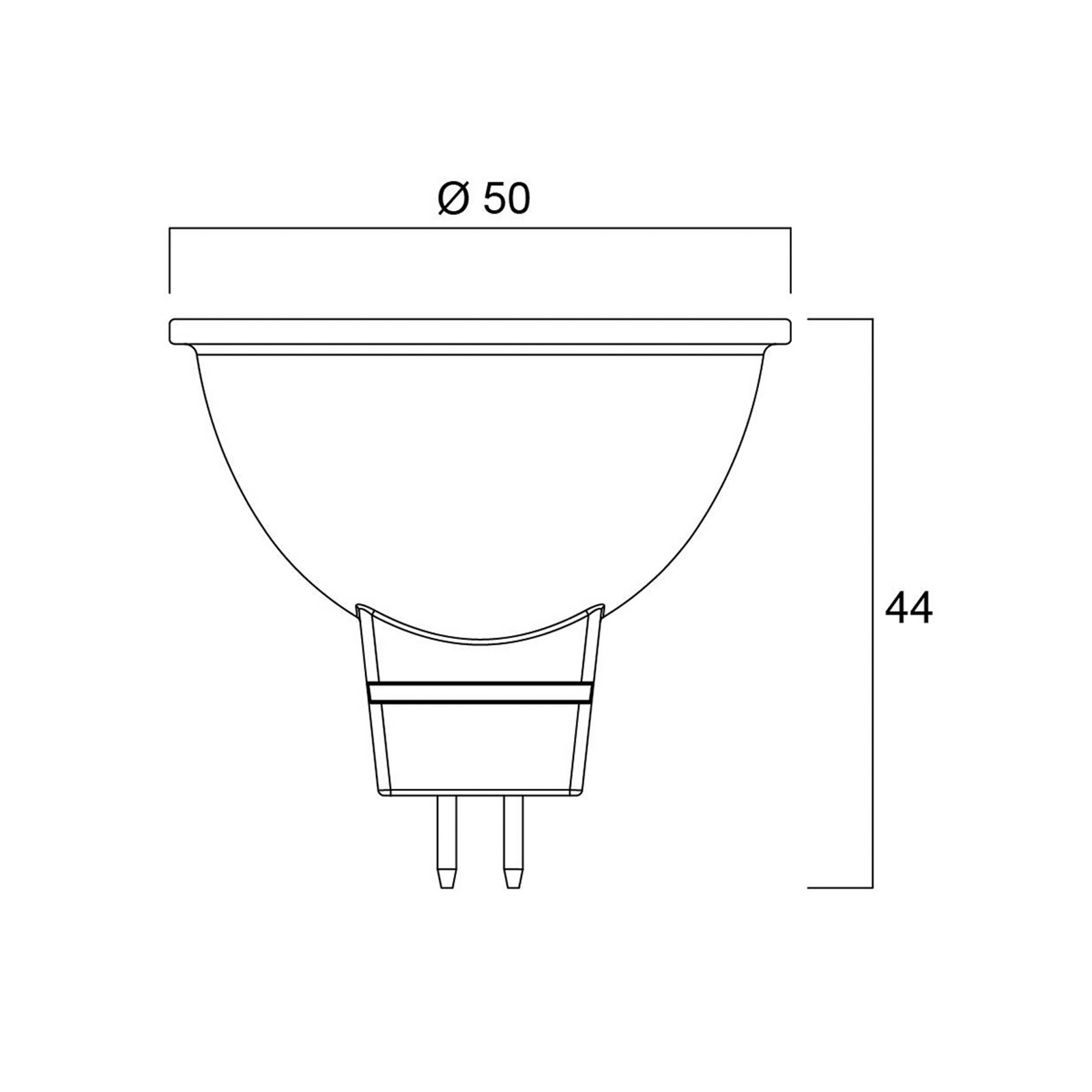 LED-lampa SUPERIA RETRO GU5.3 MR16 6,1W 830 621lm dimbar