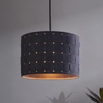 Lampada a sospensione OSRAM Decor Felt Weaving, Ø 28 cm, grigio, feltro E27