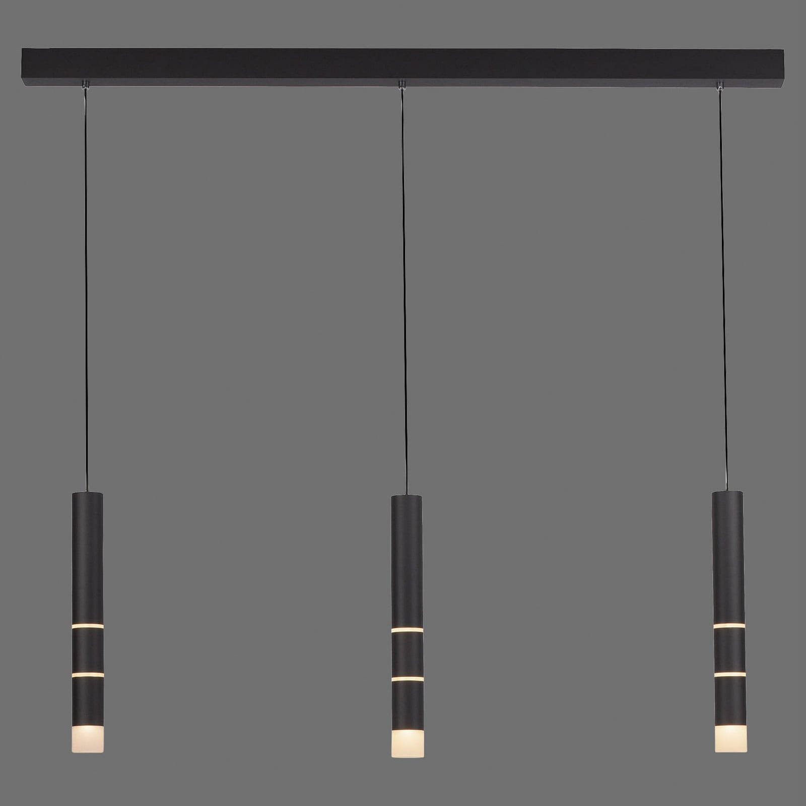 Vega LED-Hängeleuchte, drei Zylinder, schwarz - PURE Vega LED-Hängeleuchte, drei Zylinder, schwarz - PURE