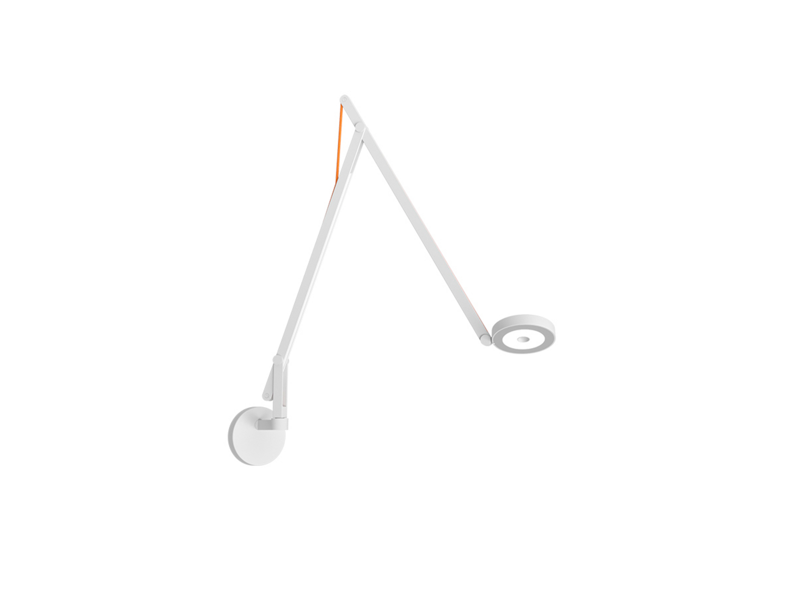 String W2 Aplică de Perete DTW Matt White/Orange - Rotaliana