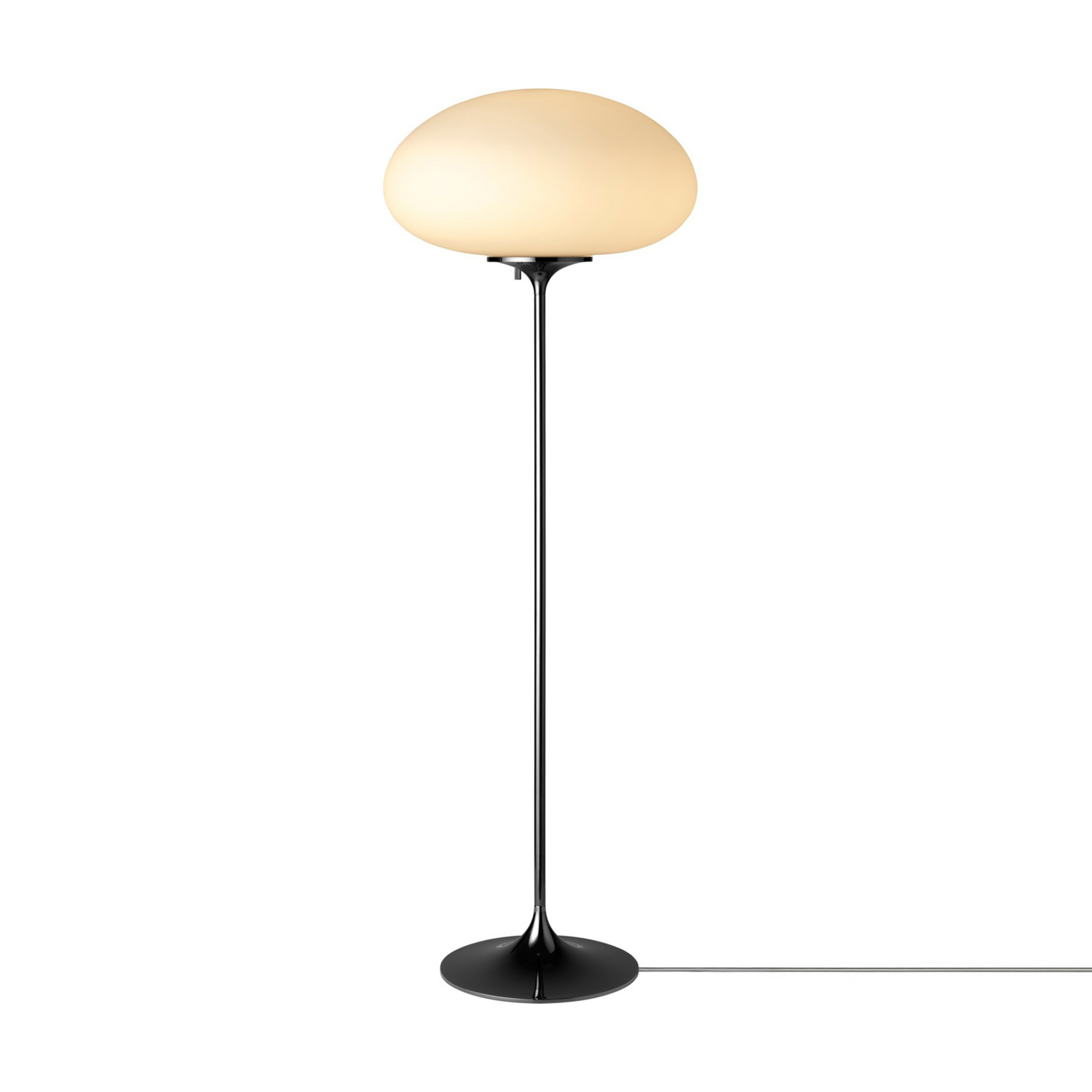 Stemlite lattiavalaisin, musta-kromi, korkeus 110 cm, himmennettävä - Gubi